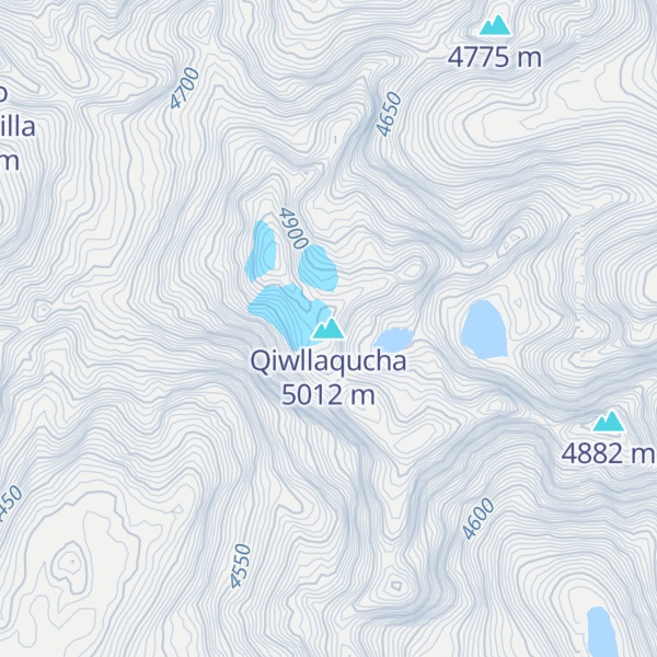 Map of Qiwllaqucha