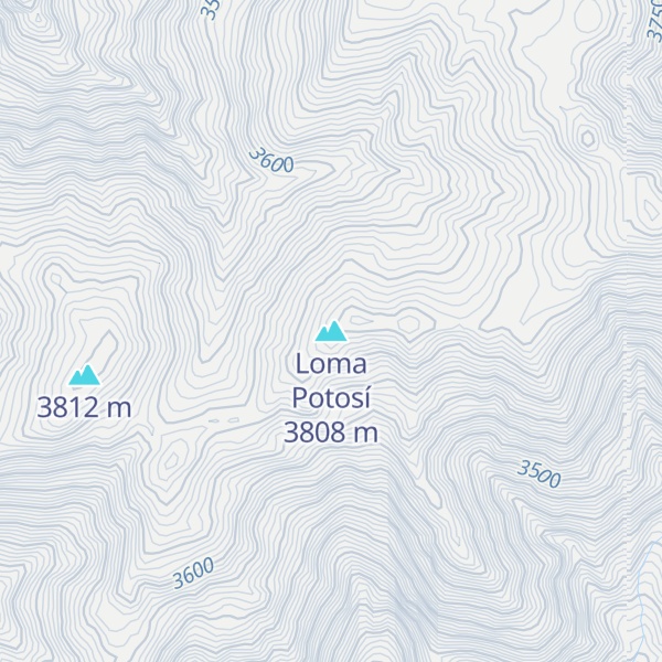 Map of Loma Potosí