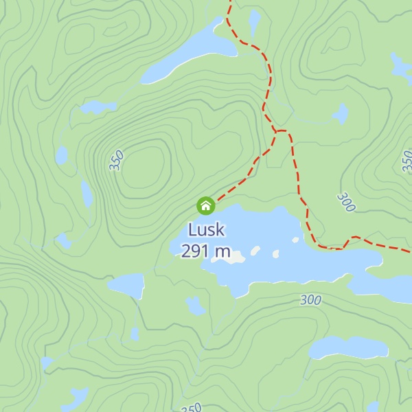 Map of Lusk