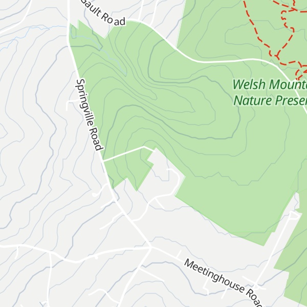 Map of Welsh Mtn West