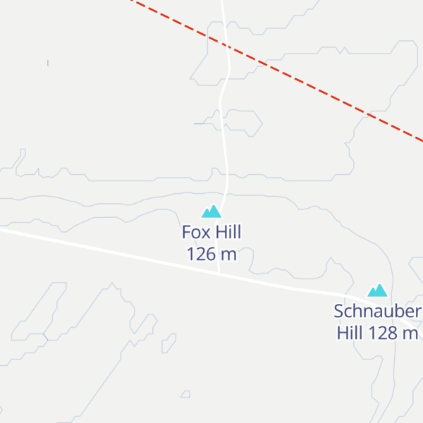 Map of Fox Hill