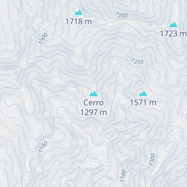Map of Cerro
