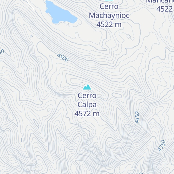 Map of Cerro Calpa