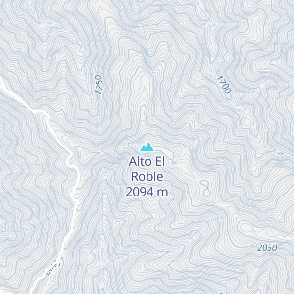 Map of Alto El Roble