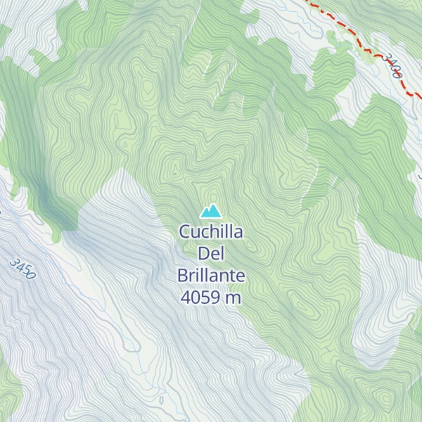 Map of Cuchilla Del Brillante