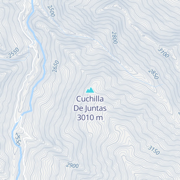 Map of Cuchilla De Juntas