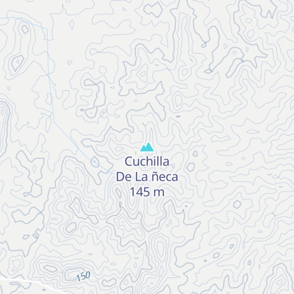 Map of Cuchilla De La ñeca