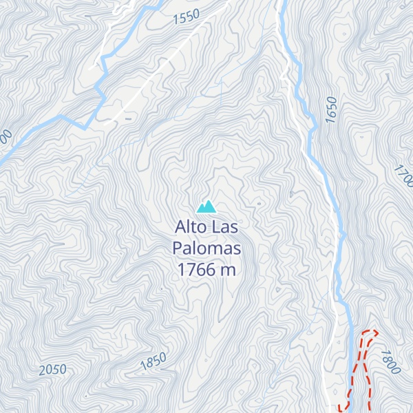 Map of Alto Las Palomas