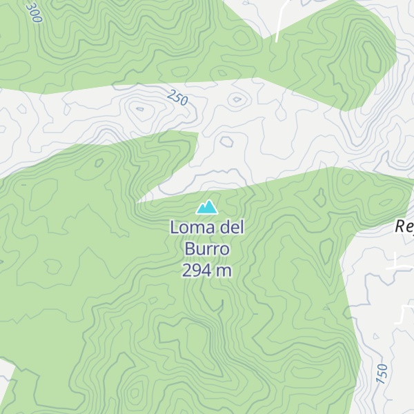 Map of Loma del Burro