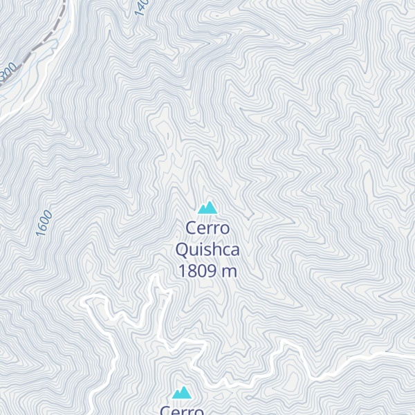Map of Cerro Quishca