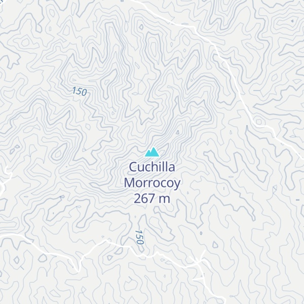 Map of Cuchilla Morrocoy