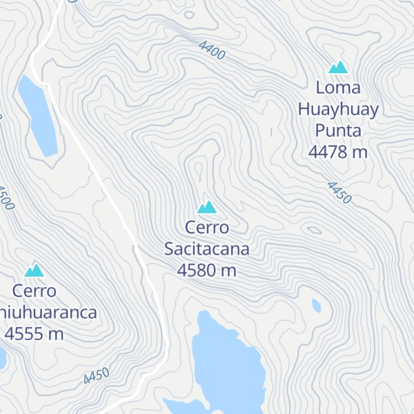 Map of Cerro Sacitacana