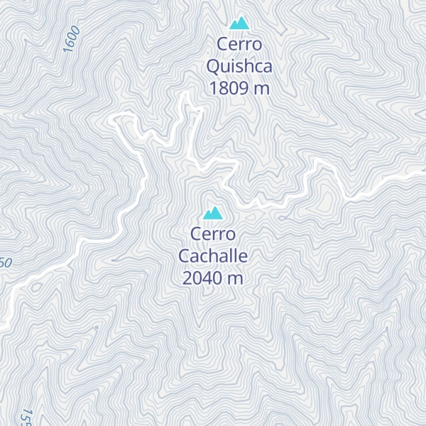 Map of Cerro Cachalle