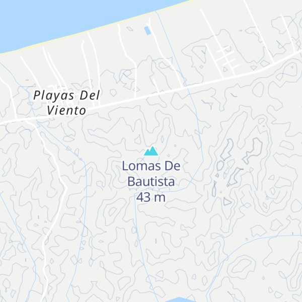 Map of Lomas De Bautista