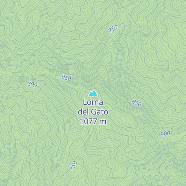 Map of Loma del Gato
