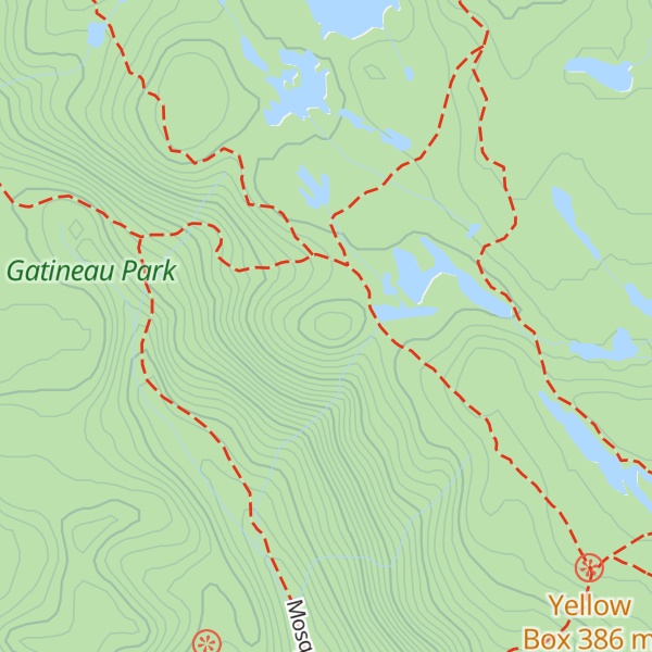 Map of Blueberry Hill