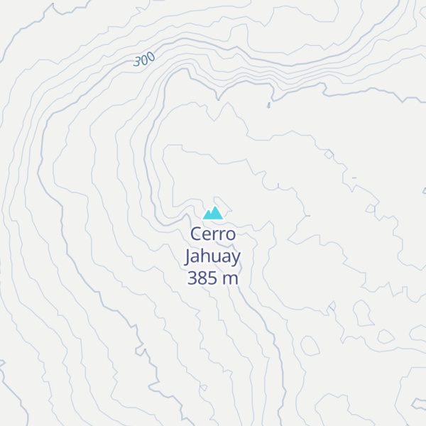 Map of Cerro Jahuay
