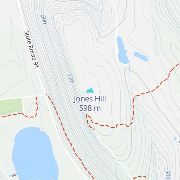 Map of Jones Hill