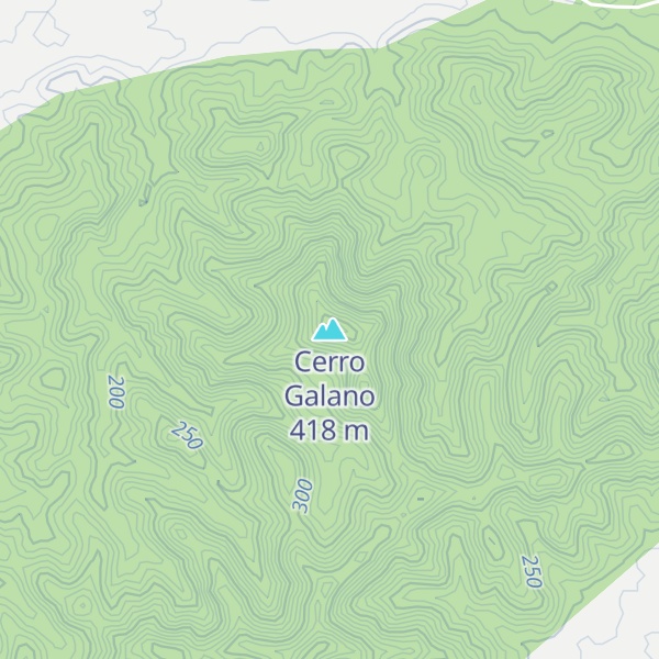 Map of Cerro Galano