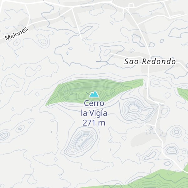 Map of Cerro la Vigía