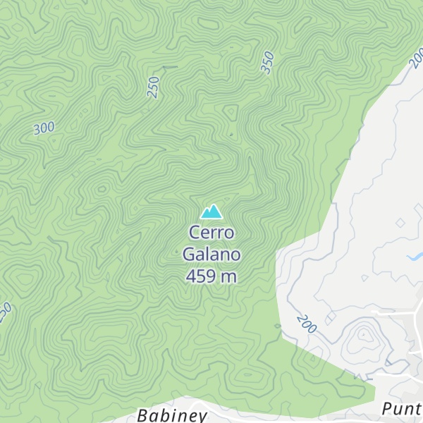 Map of Cerro Galano