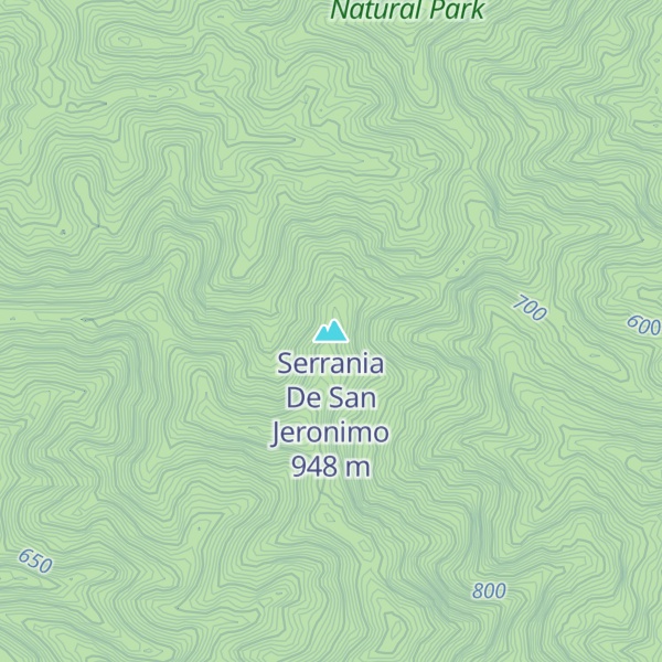 Map of Serrania De San Jeronimo