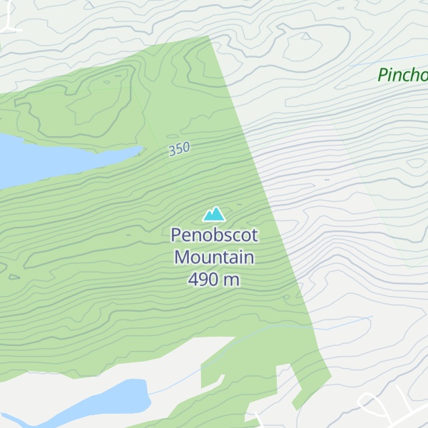 Map of Penobscot Mountain
