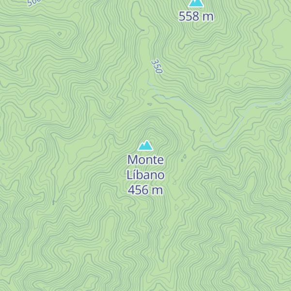 Map of Monte Líbano