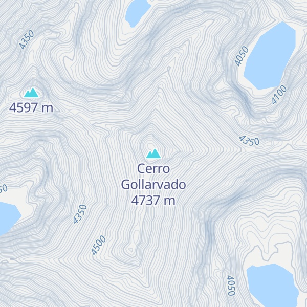 Map of Cerro Gollarvado
