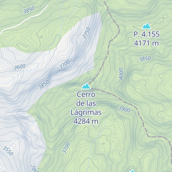 Map of Cerro de las Lágrimas