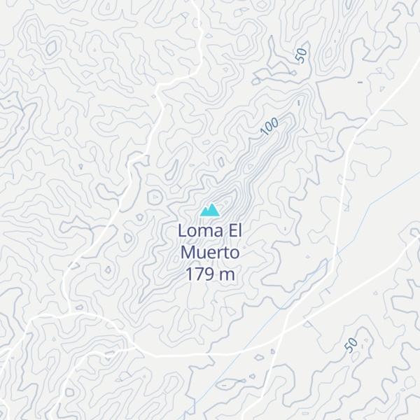 Map of Loma El Muerto