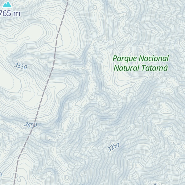 Map of Cerro el Churumbelo