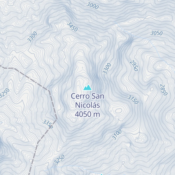 Map of Cerro San Nicolás