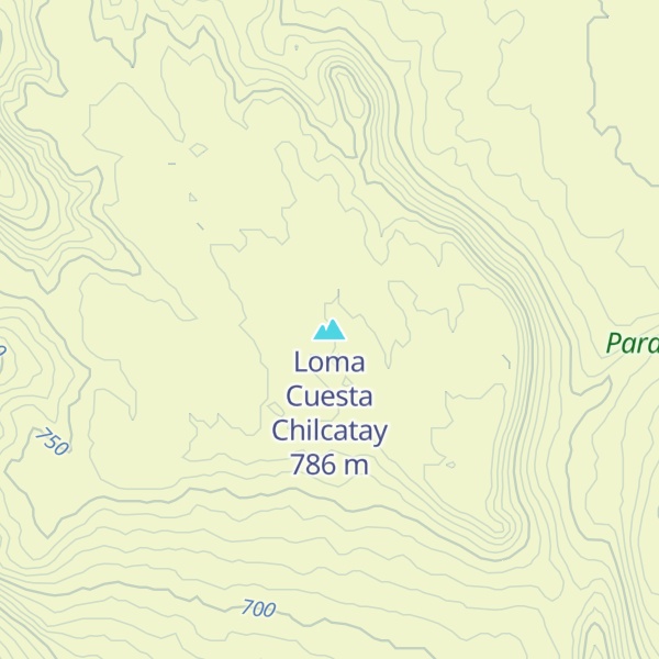 Map of Loma Cuesta Chilcatay