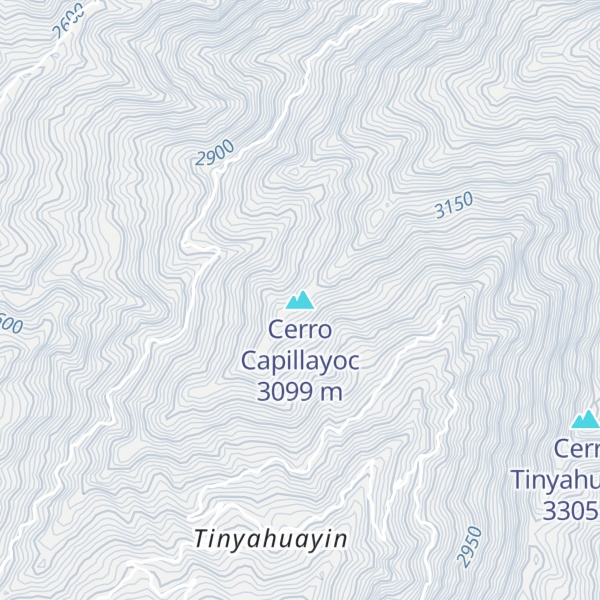 Map of Cerro Capillayoc