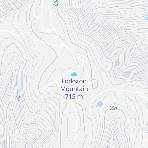 Map of Forkston Mountain