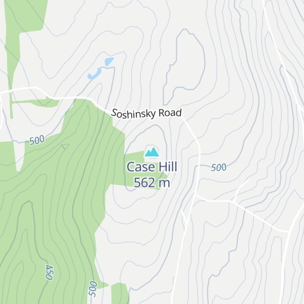 Map of Case Hill