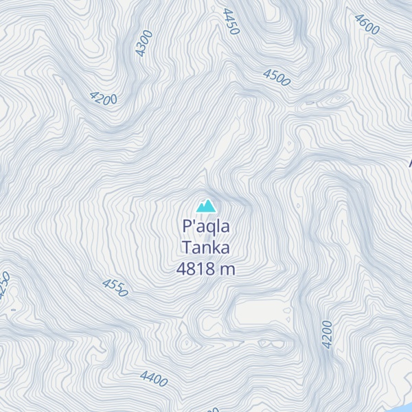 Map of P'aqla Tanka