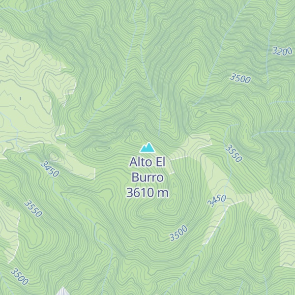 Map of Alto El Burro