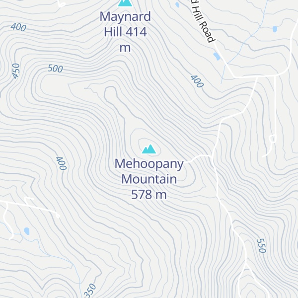 Map of Mehoopany Mountain