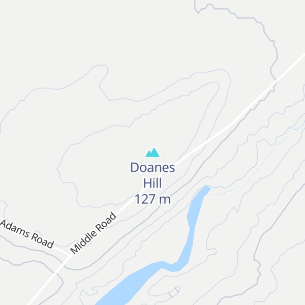 Map of Doanes Hill