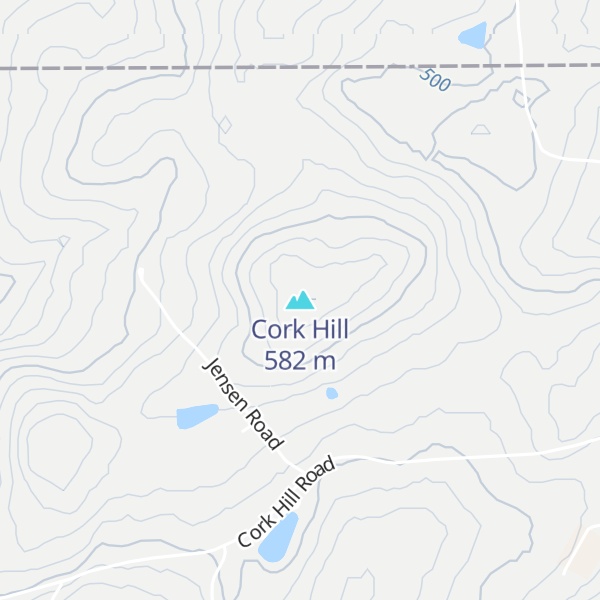 Map of Cork Hill