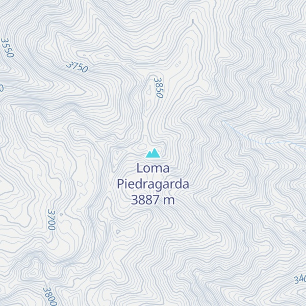 Map of Loma Piedragarda