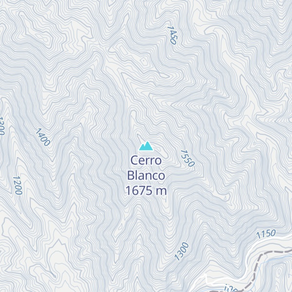 Map of Cerro Blanco