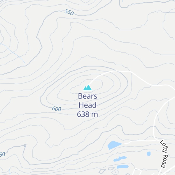 Map of Bears Head