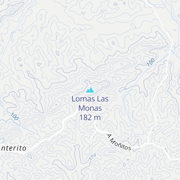 Map of Lomas Las Monas