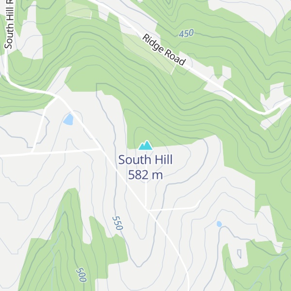 Map of South Hill