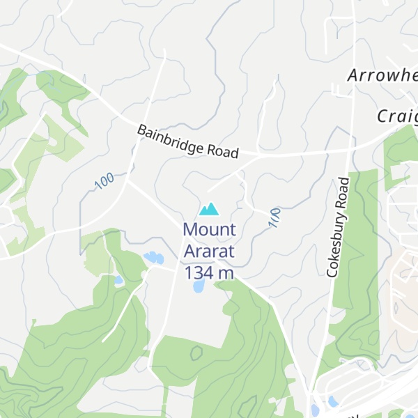 Map of Mount Ararat