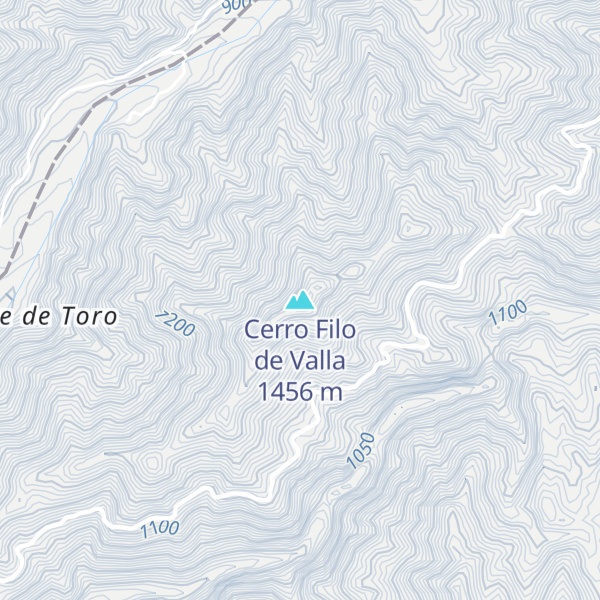 Map of Cerro Filo de Valla