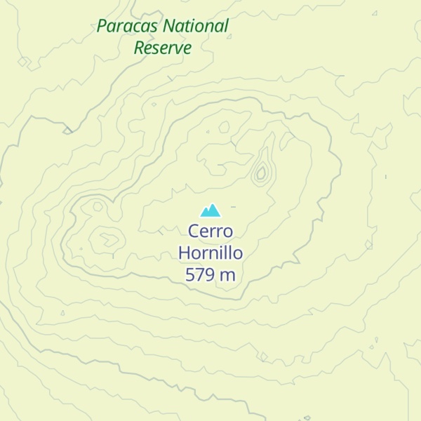 Map of Cerro Hornillo